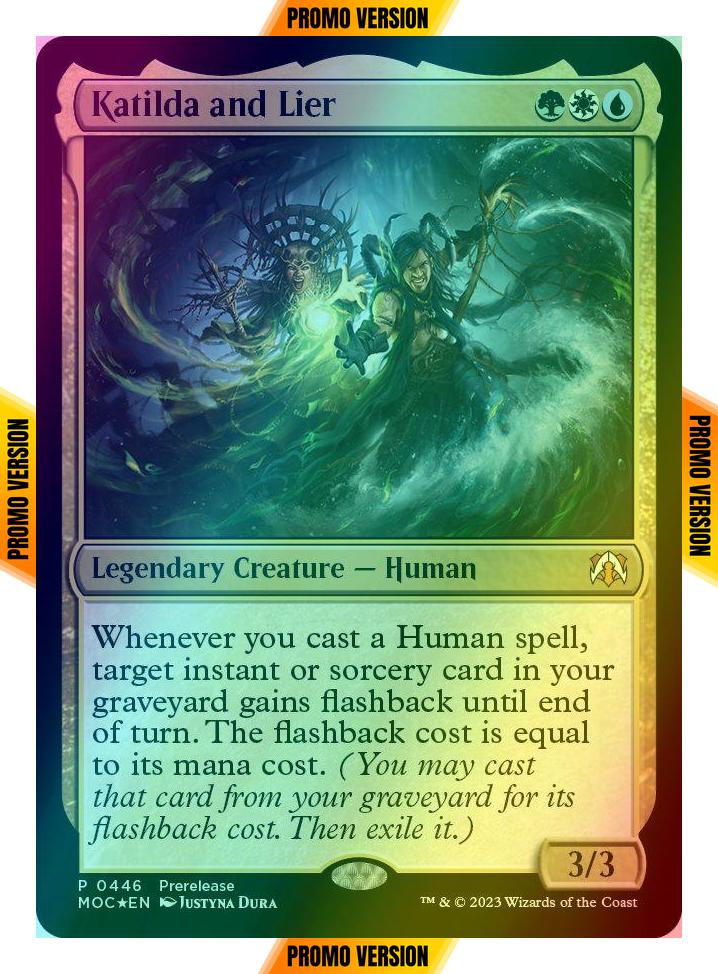 Katilda and Lier [446] [Prerelease] [March of the Machine: Commander] [Foil]