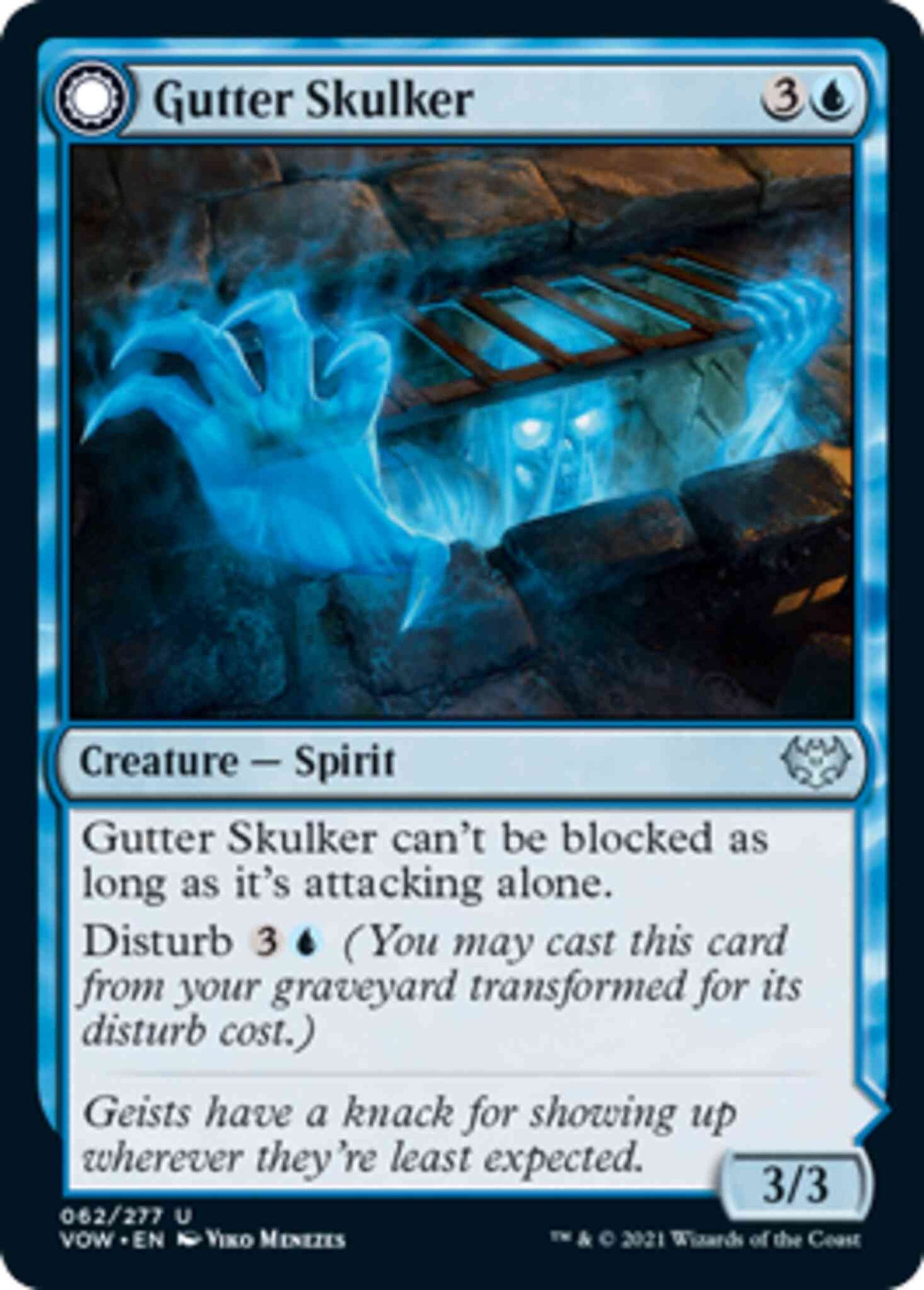 Gutter Skulker // Gutter Shortcut [62] [Innistrad: Crimson Vow] [Non-Foil]