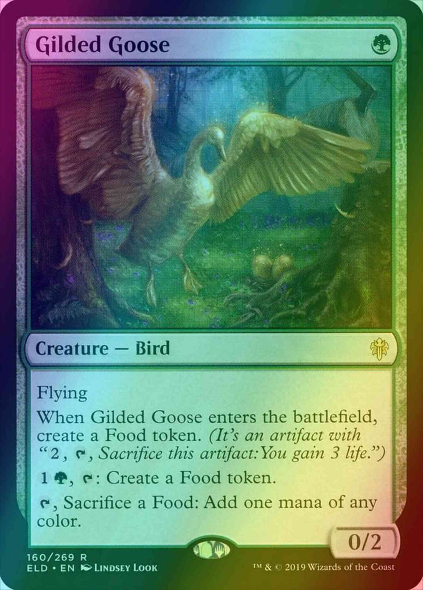 Gilded Goose [160] [Throne of Eldraine] [Foil]