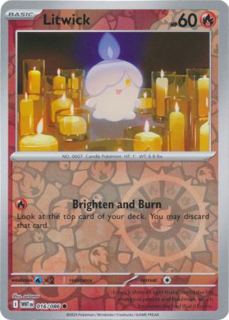 Litwick - 016/086 - Common [sv105w-016] [Reverse Holo]