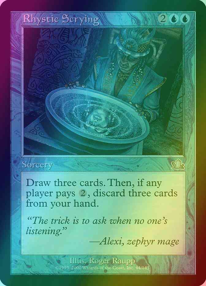 Rhystic Scrying [44] [Prophecy] [Foil]