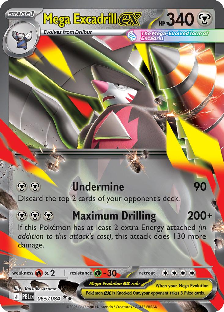 Mega Excadrill ex - 065/084 - Double Rare [me05-065] [Ultra]