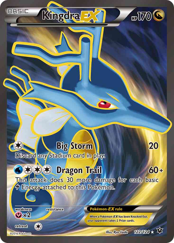 Kingdra-EX - 122/124 - Rare Ultra [xy10-122] [Ultra]