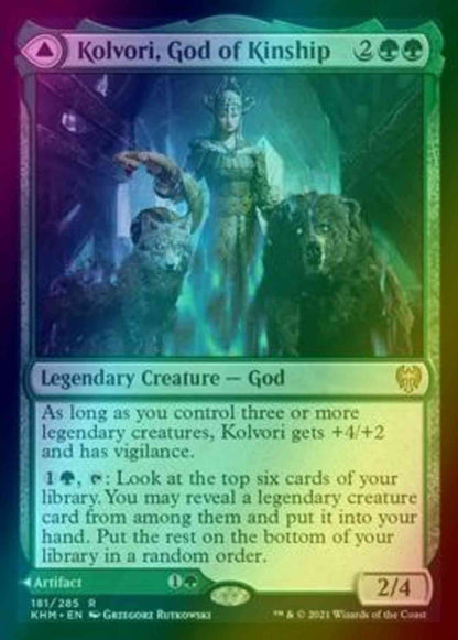 Kolvori, God of Kinship // The Ringhart Crest [181] [Kaldheim] [Foil]