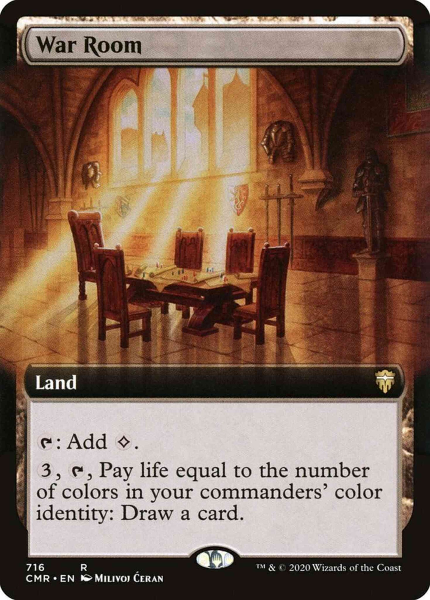 War Room [716] [Extended Art] [Commander Legends] [Non-Foil]