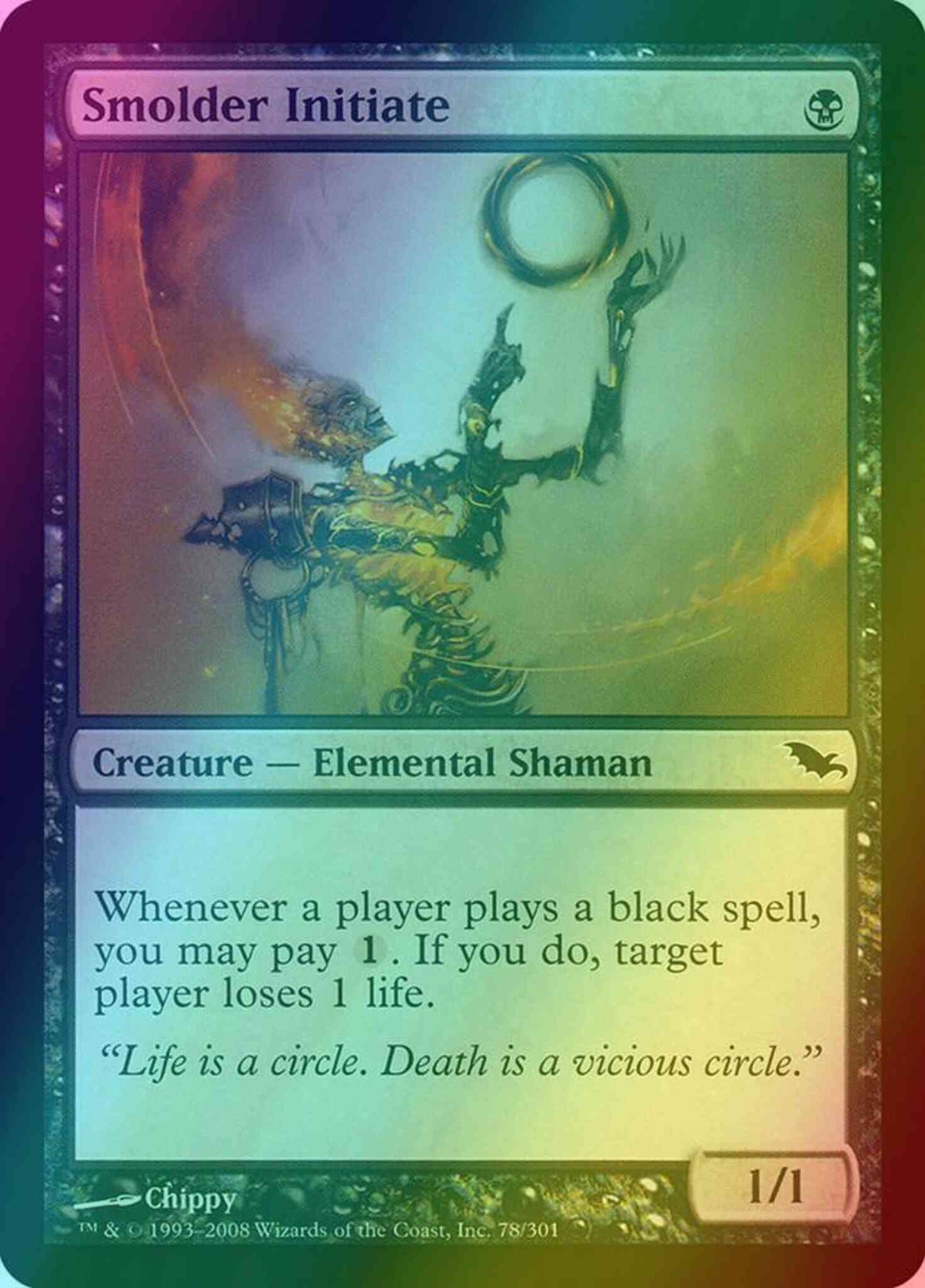 Smolder Initiate [78] [Shadowmoor] [Foil]