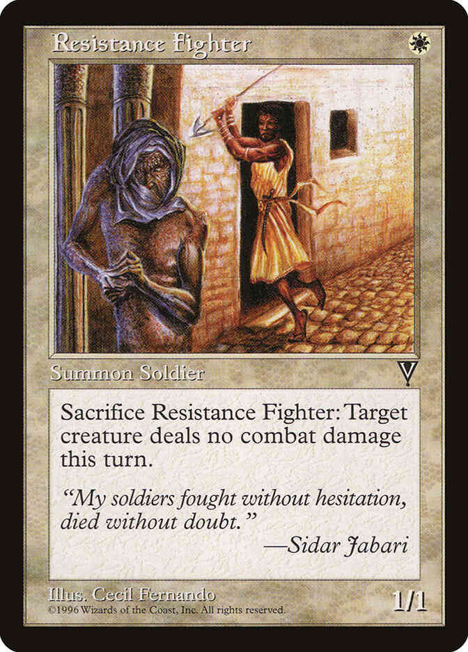 Resistance Fighter [18] [Visions] [Non-Foil]