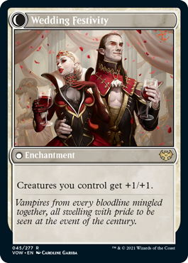 Wedding Announcement // Wedding Festivity [45] [Innistrad: Crimson Vow] [Non-Foil]