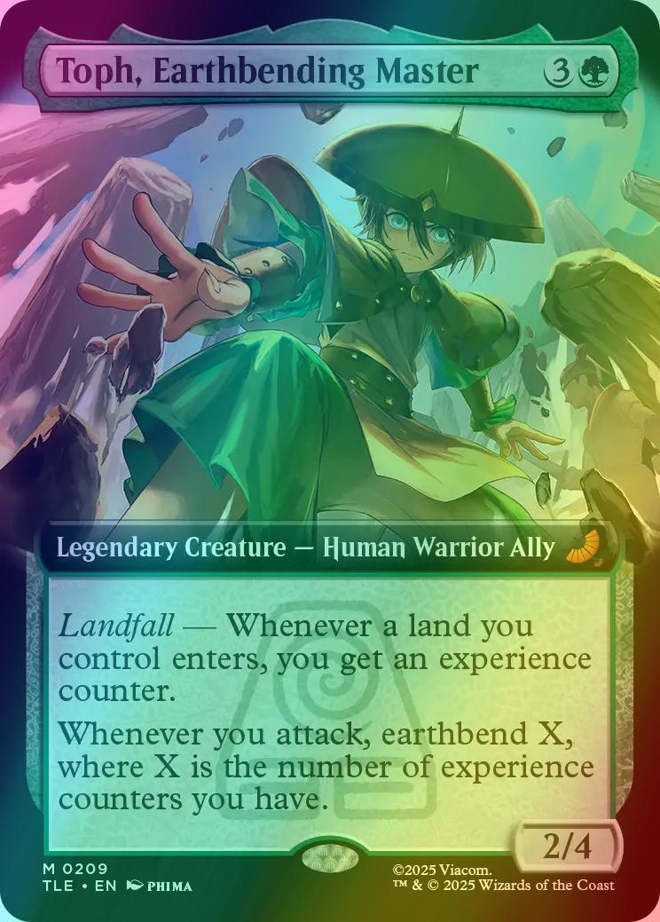 Toph, Earthbending Master [209] [Extended Art] [Avatar: The Last Airbender Eternal] [Foil]