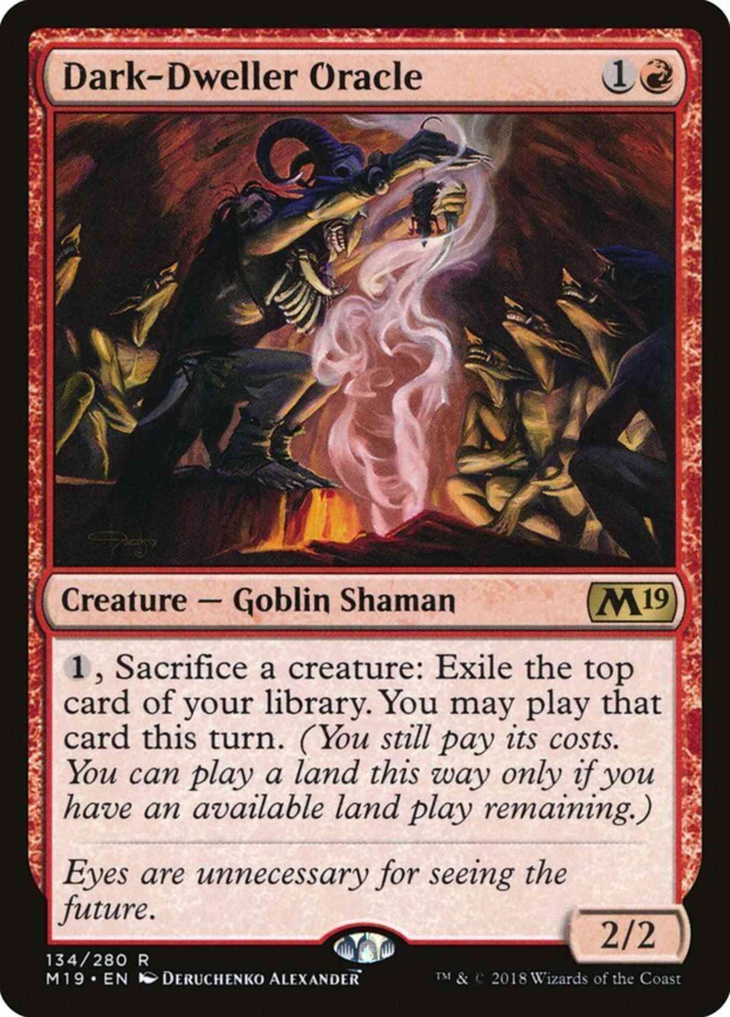 Dark-Dweller Oracle [134] [Core Set 2019] [Non-Foil]
