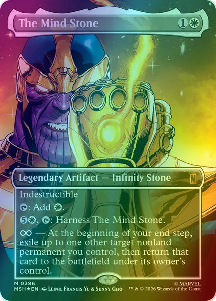 The Mind Stone [386] [Borderless] [Gauntlet] [Marvel Super Heroes