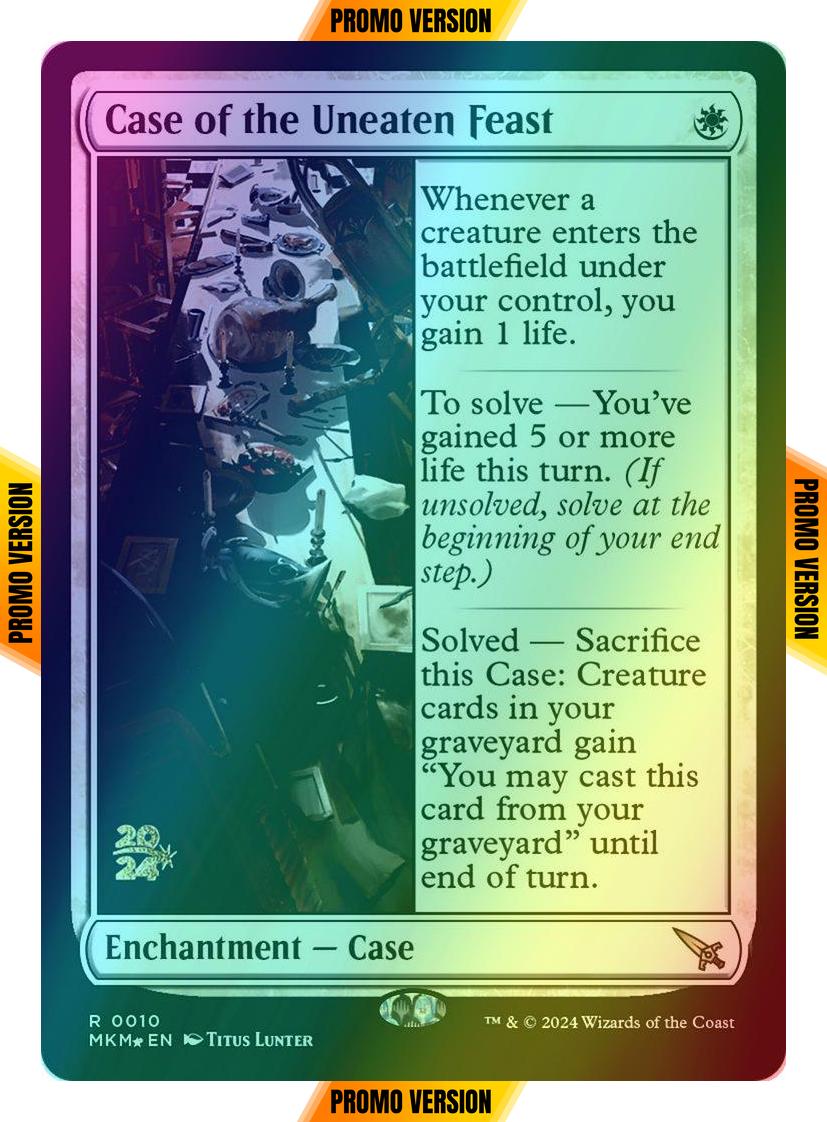 Case of the Uneaten Feast [10s] [Prerelease] [Murders at Karlov Manor: Promos] [Foil]