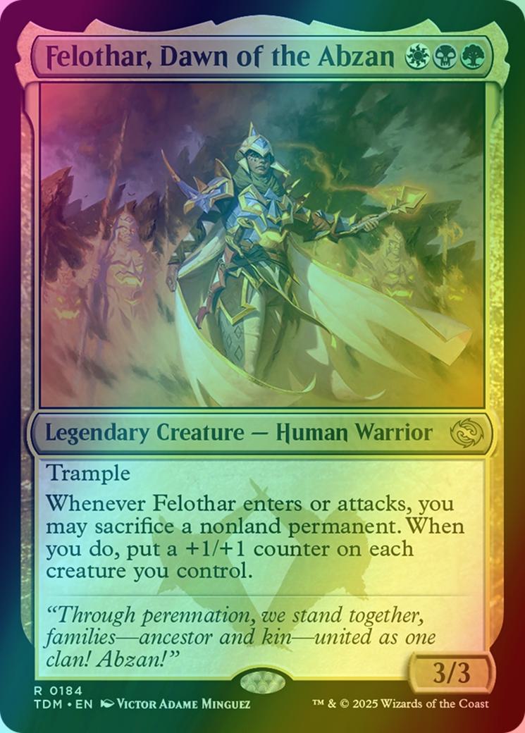 Felothar, Dawn of the Abzan [184] [Tarkir: Dragonstorm] [Foil]