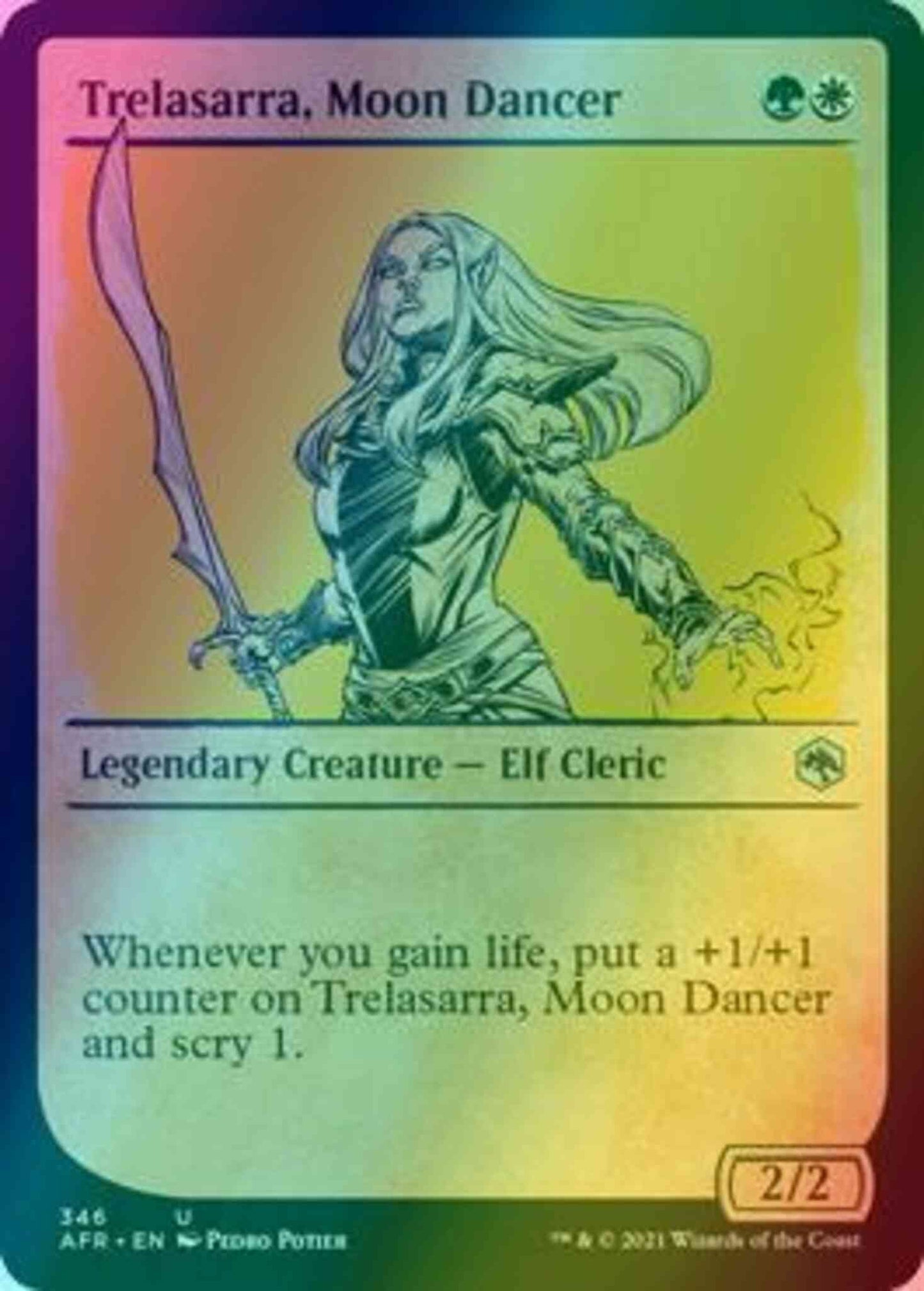 Trelasarra, Moon Dancer [346] [Rulebook Showcase] [Adventures in the Forgotten Realms] [Foil]