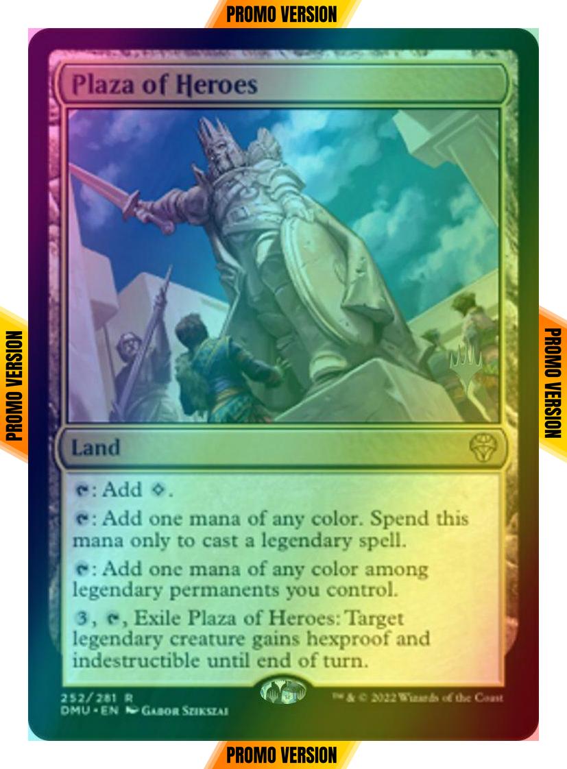 Plaza of Heroes [252p] [Promo Pack] [Dominaria United: Promos] [Foil]