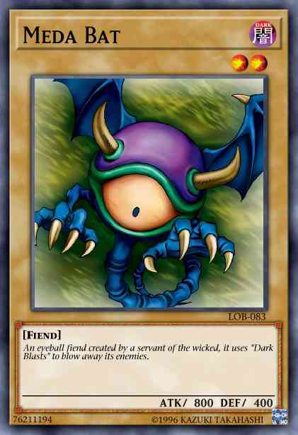 Meda Bat - LOB-083 - Common - 1st Edition