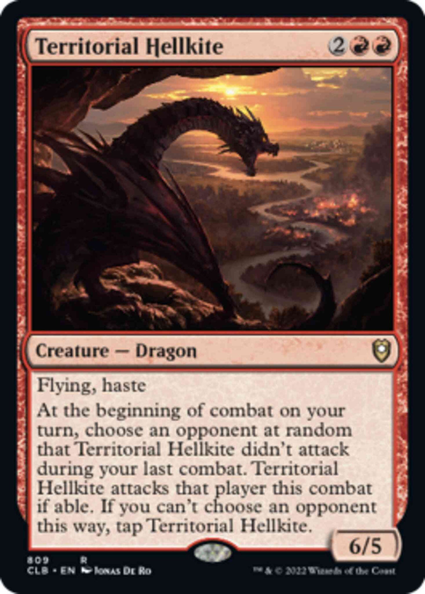 Territorial Hellkite [809] [Commander Legends: Battle for Baldur's Gate] [Non-Foil]