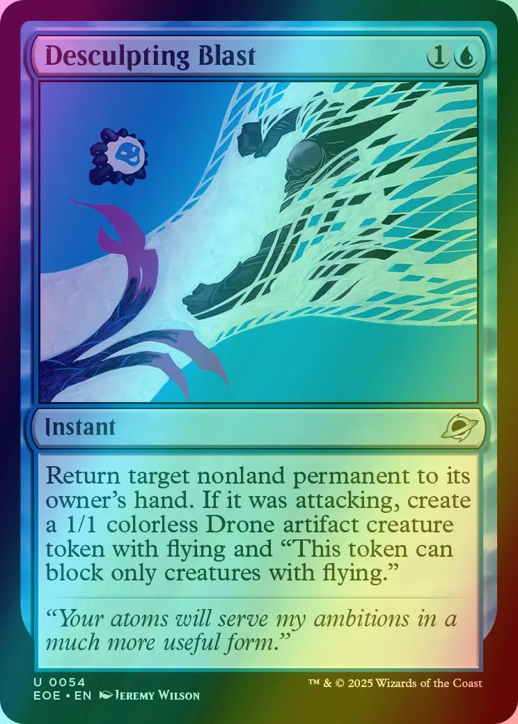 Desculpting Blast [54] [Edge of Eternities] [Foil]