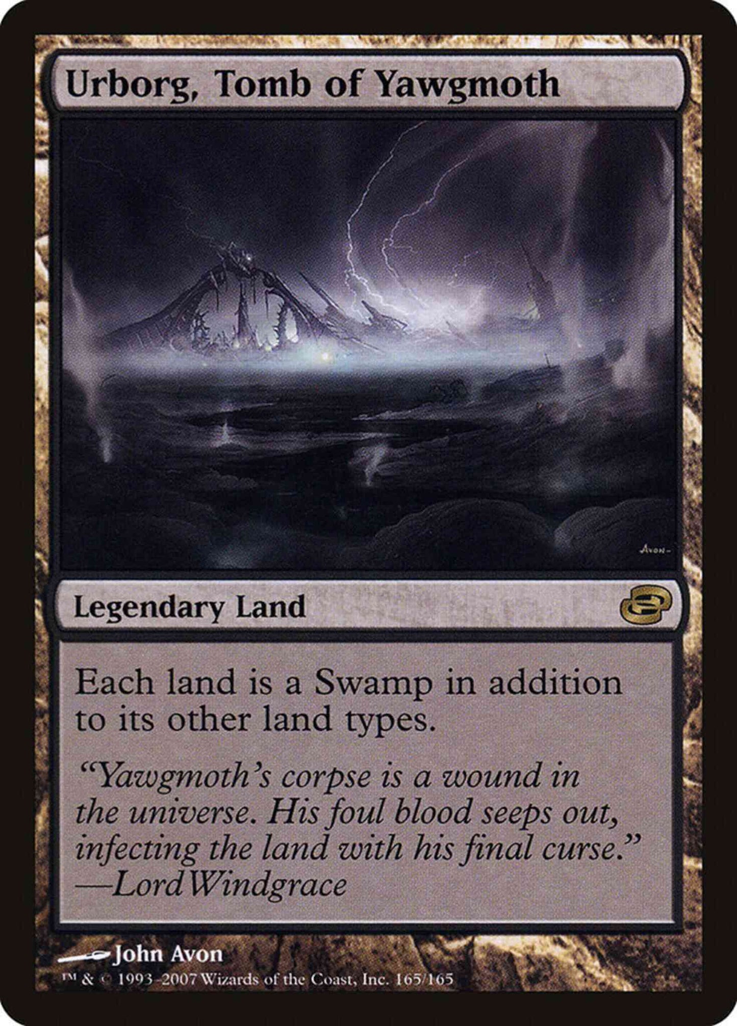Urborg, Tomb of Yawgmoth [165] [Planar Chaos] [Non-Foil]