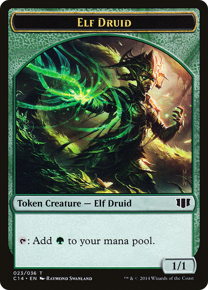 Beast Token (20) // Elf Druid Token (23) [Commander 2014 Tokens] [Non-Foil]