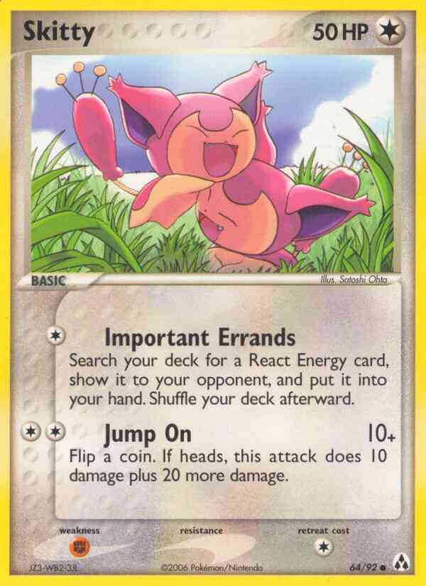 Skitty - 64/92 - Common [ex12-64] [Non-Holo]