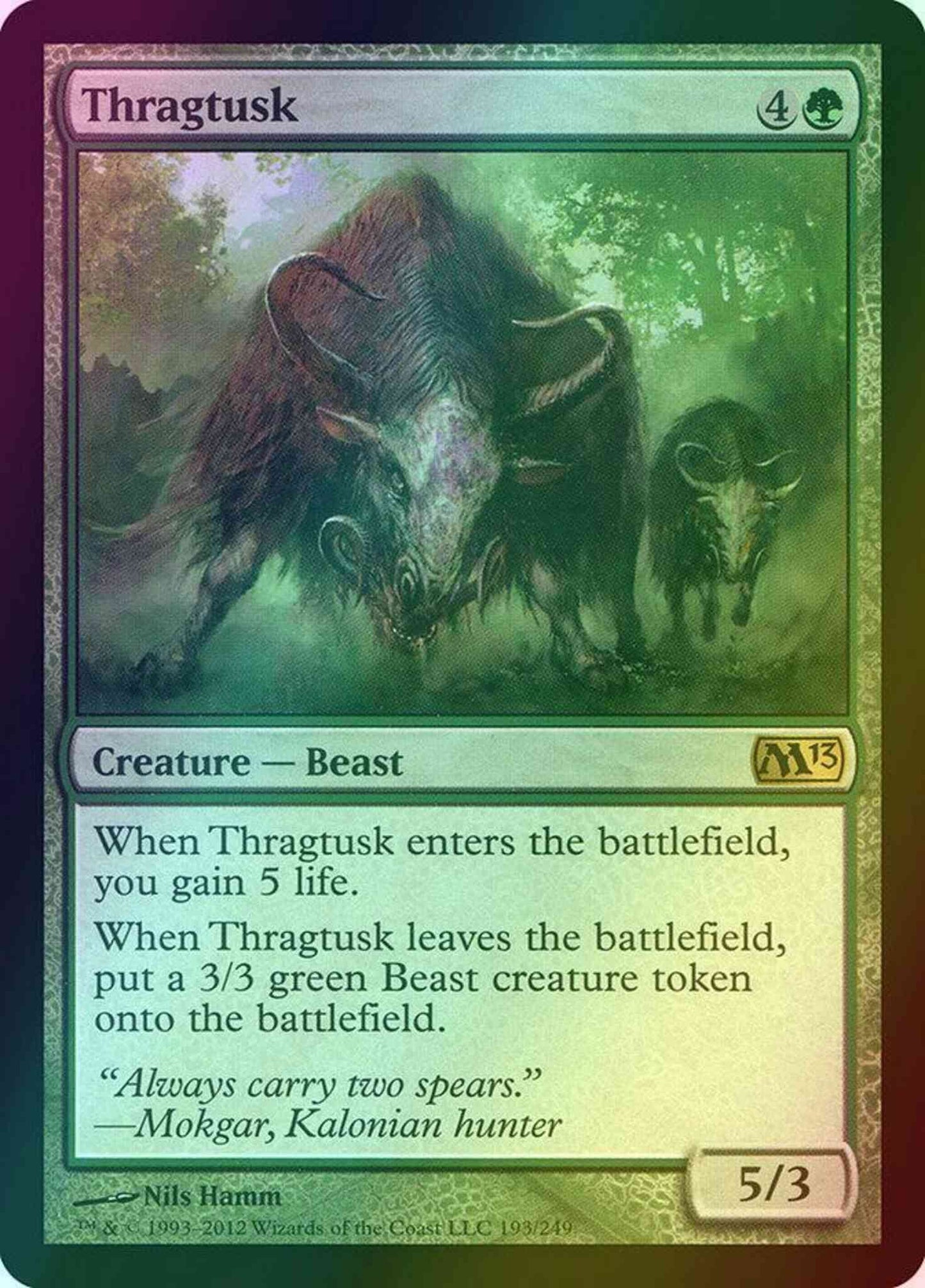 Thragtusk [193] [Magic 2013] [Foil]
