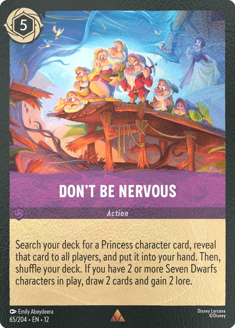 Don't Be Nervous - 65/204 [Wilds Unknown] [Cold Foil]