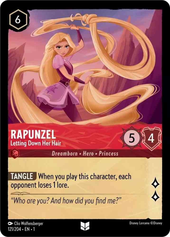 Rapunzel - Letting Down Her Hair - 121/204 [The First Chapter] [Cold Foil]