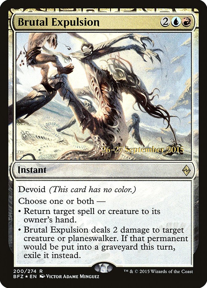 Brutal Expulsion [200s] [Battle for Zendikar Promos] [Foil]