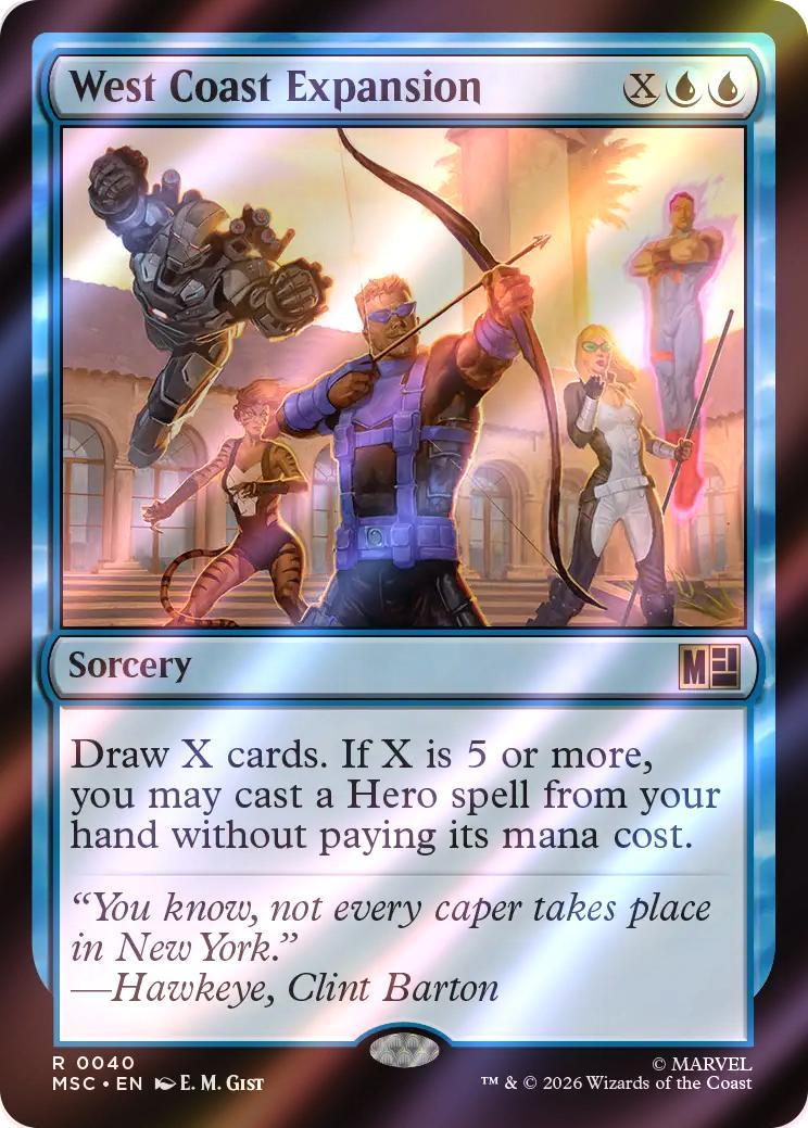 West Coast Expansion [40] [Marvel Super Heroes: Commander] [Surge Foil]