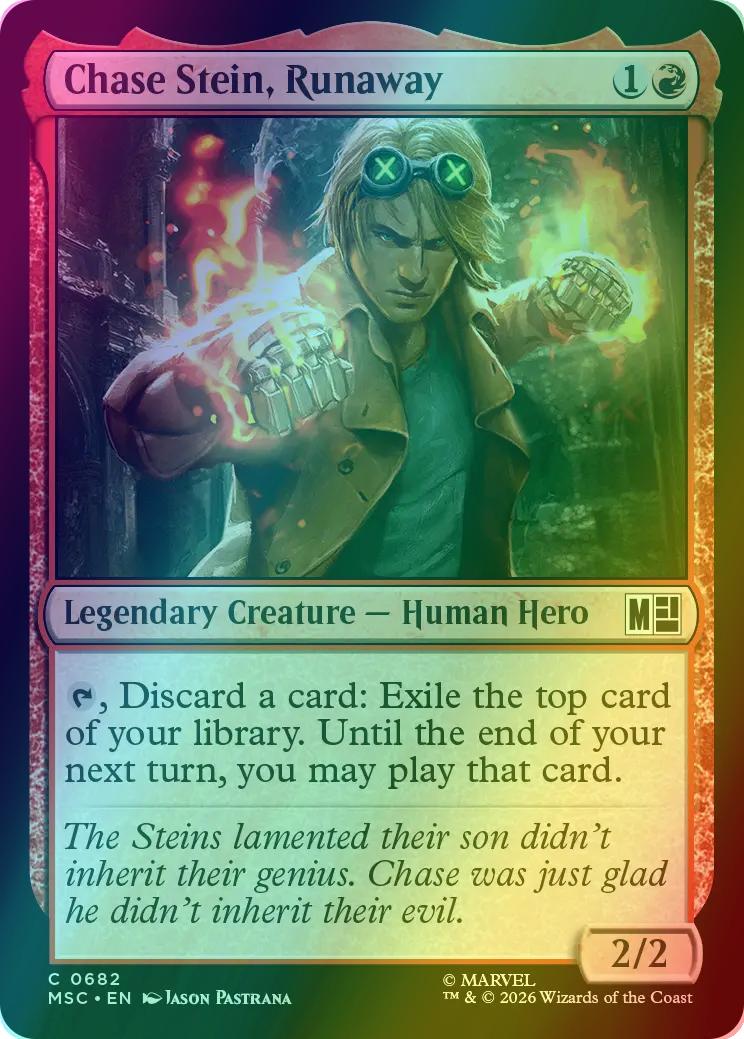 Chase Stein, Runaway [682] [Jumpstart] [Marvel Super Heroes: Commander] [Foil]