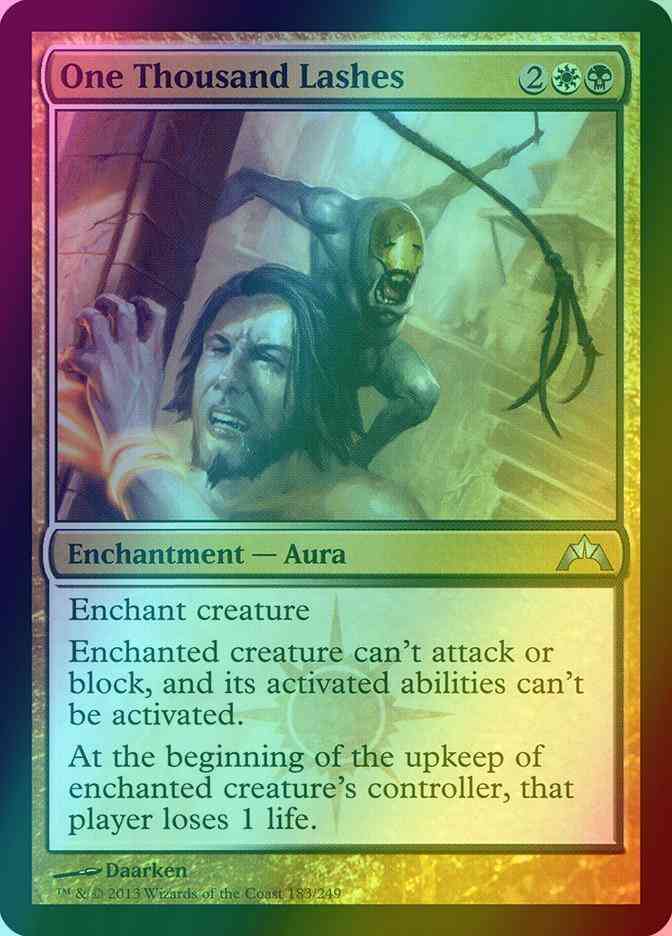 One Thousand Lashes [183] [Gatecrash] [Foil]