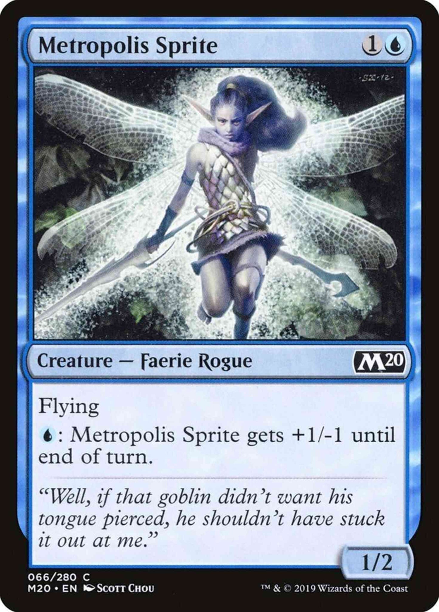 Metropolis Sprite [66] [Core Set 2020] [Non-Foil]