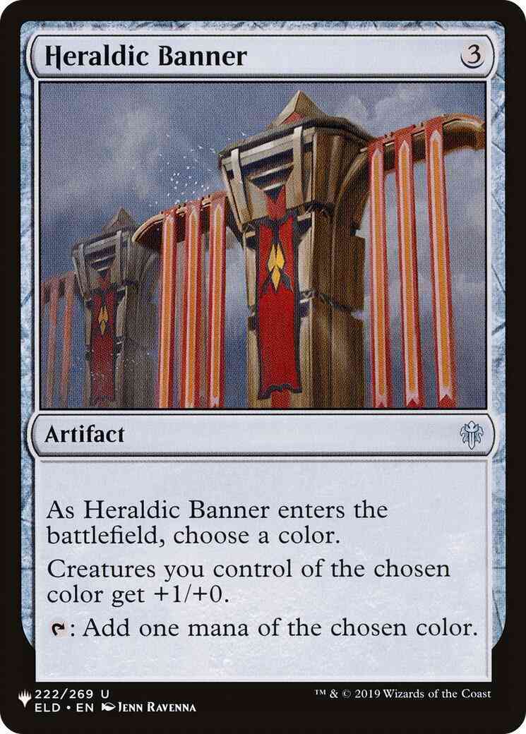 Heraldic Banner [ELD-222] [The List] [Non-Foil]