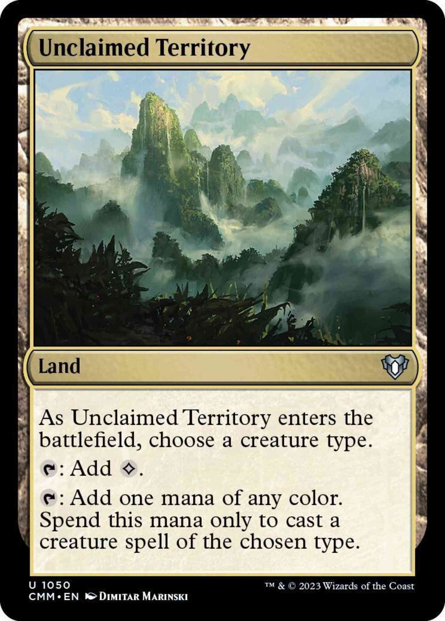Unclaimed Territory [1050] [Commander Masters] [Non-Foil]