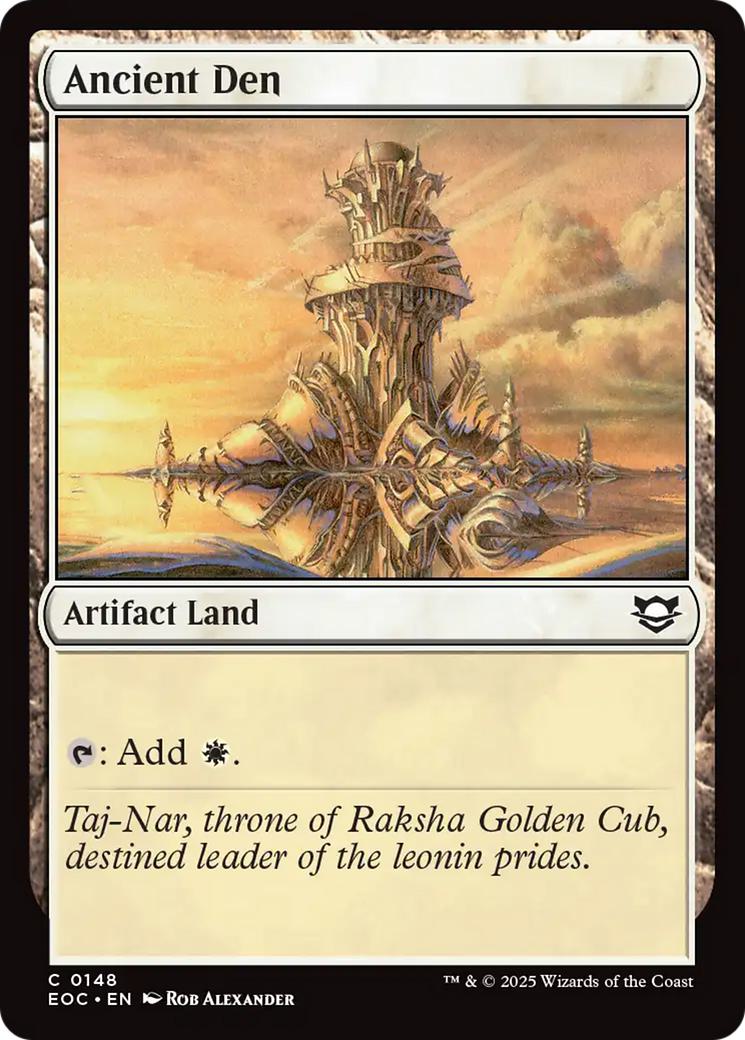 Ancient Den [148] [Edge of Eternities: Commander] [Non-Foil]