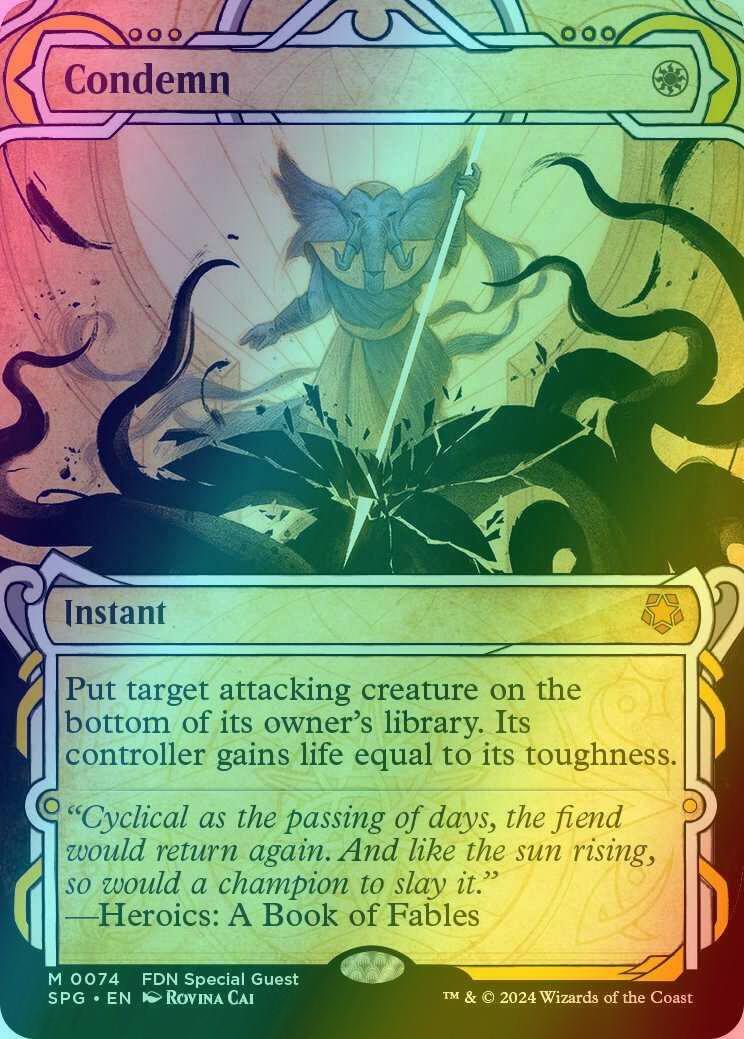Condemn [74] [Showcase] [Special Guests] [Foil]
