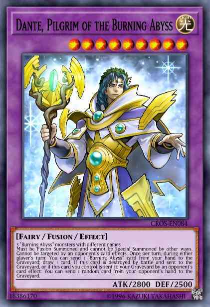 Dante, Pilgrim of the Burning Abyss - CROS-EN084 - Secret Rare - 1st Edition
