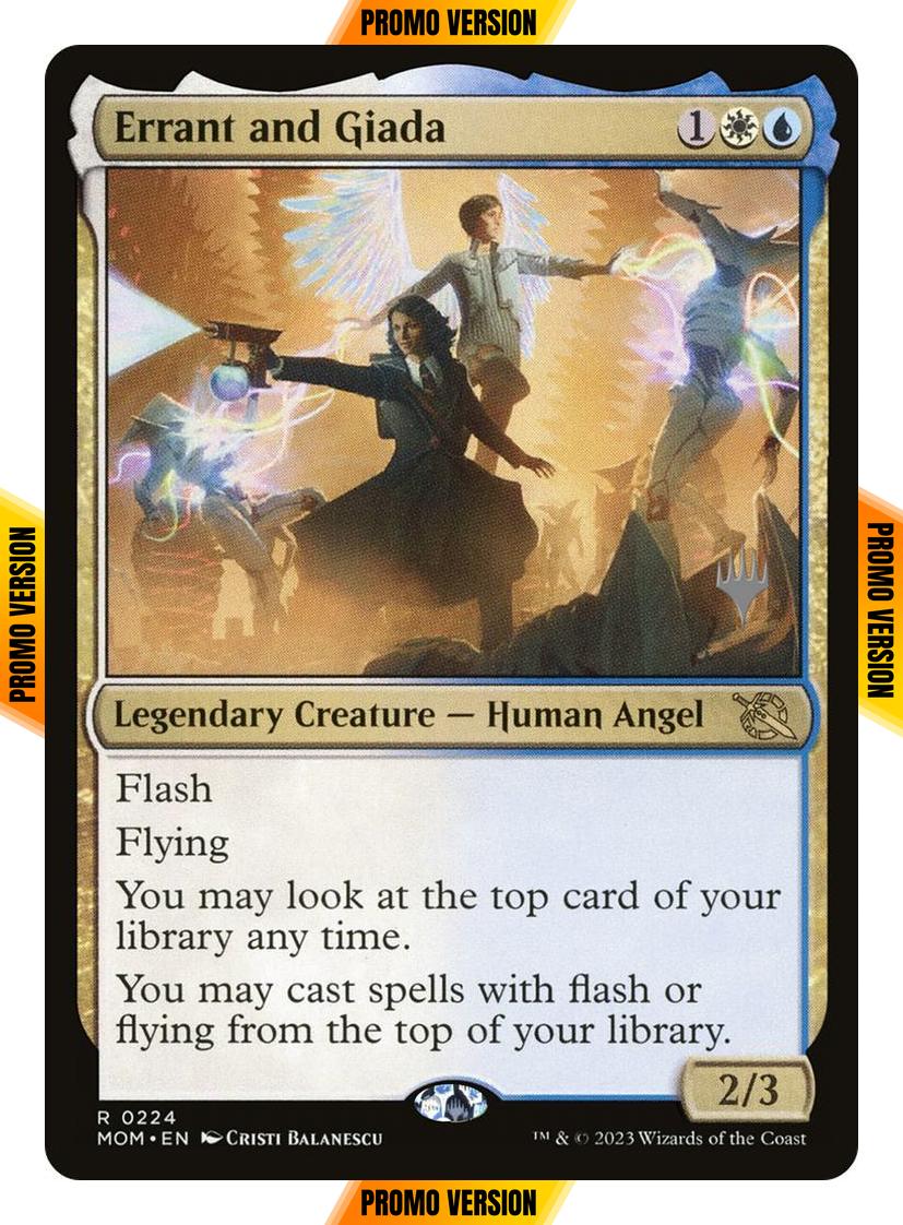 Errant and Giada [224p] [Promo Pack] [March of the Machine: Promos] [Non-Foil]
