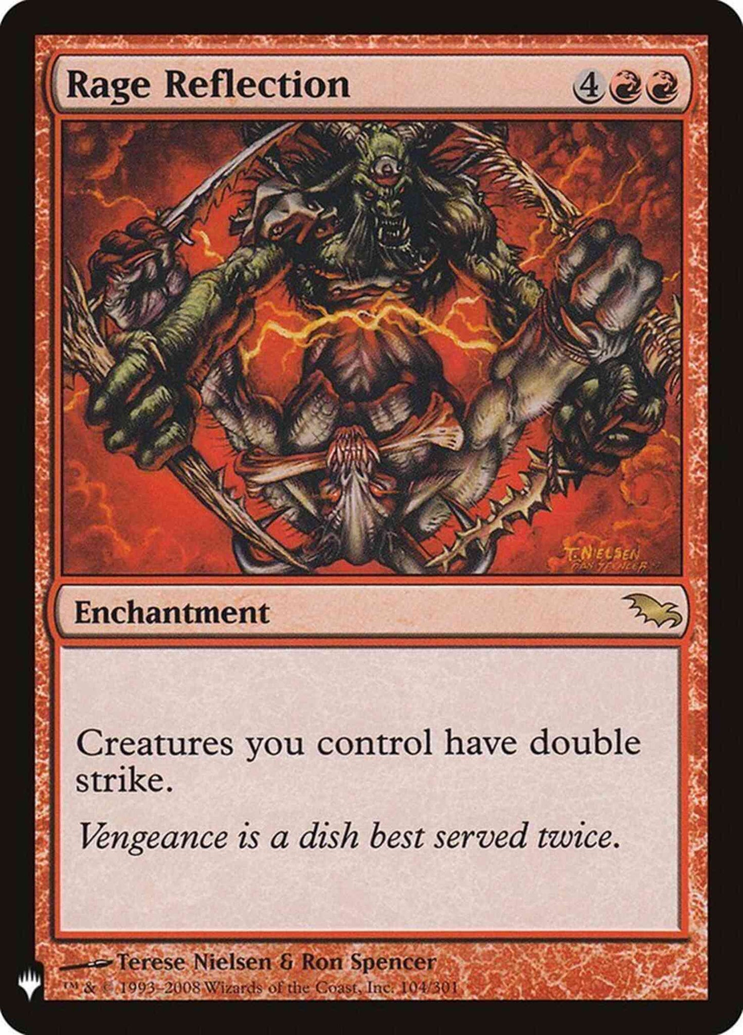 Rage Reflection [SHM-104] [The List] [Non-Foil]