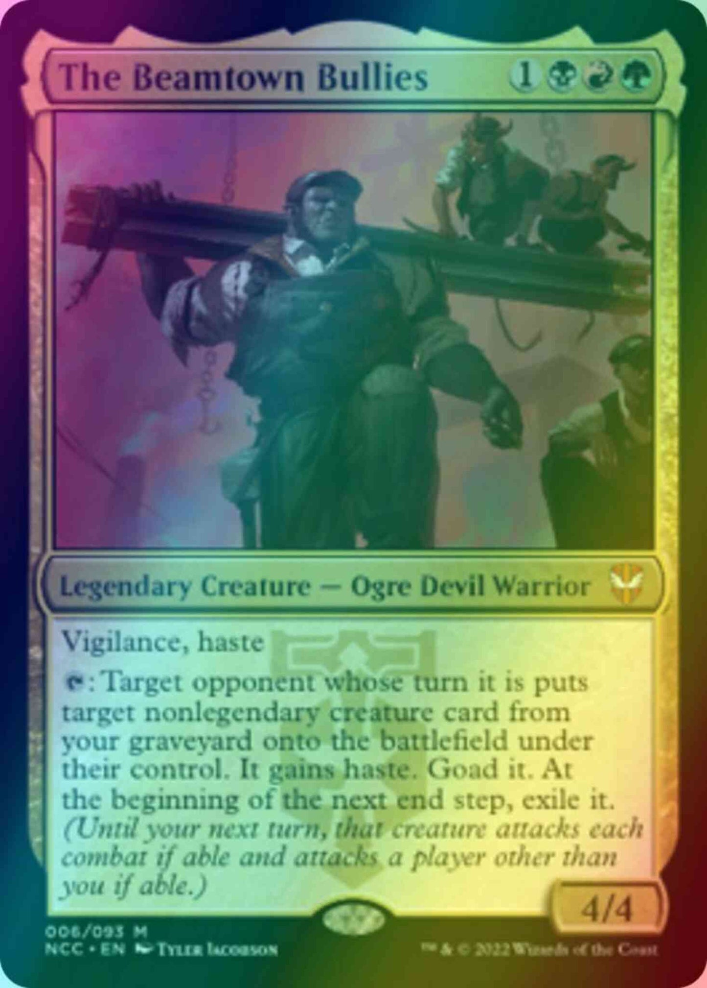 mtg beamtown bullies commander deck The Reanimation Goaded Gift Magic It gains haste The Beamtown Bullies (Streets of