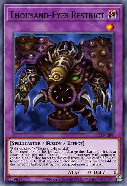 Thousand-Eyes Restrict - DL1-001 - Super Rare - Unlimited