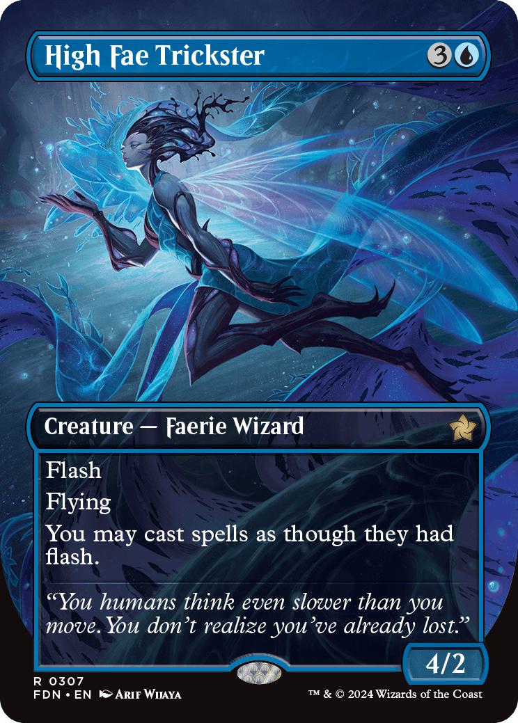 High Fae Trickster [307] [Borderless] [Foundations] [Foil]