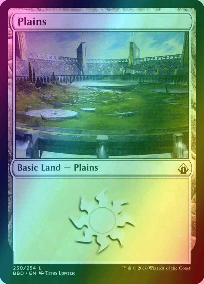 Plains [250] [Battlebond] [Foil]