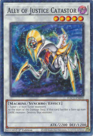 Ally of Justice Catastor - HAC1-EN090 - Duel Terminal Normal Parallel Rare - 1st Edition