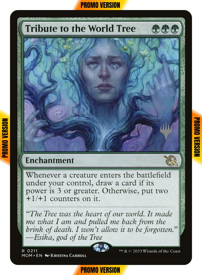 Tribute to the World Tree [211p] [Promo Pack] [March of the Machine: Promos] [Non-Foil]
