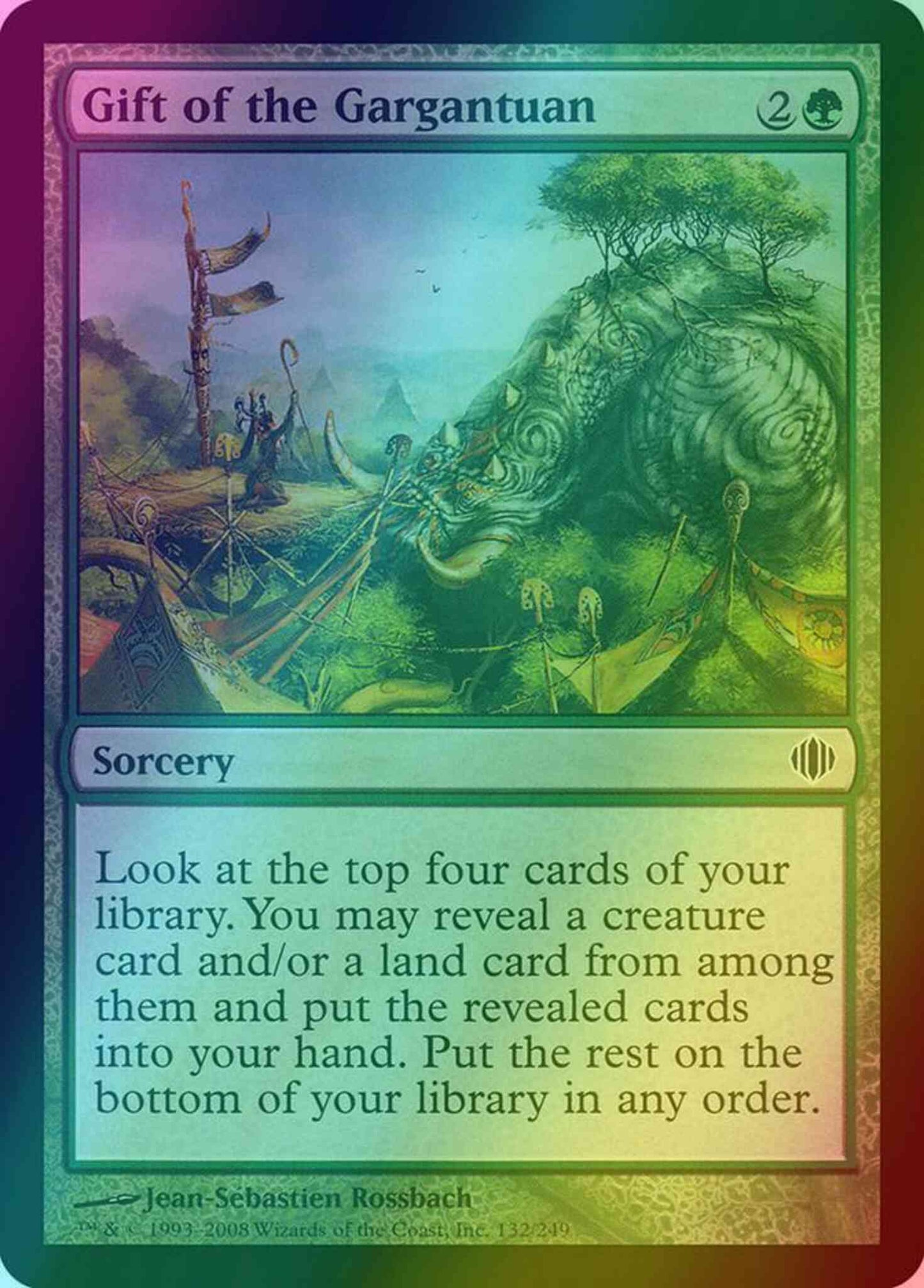 Gift of the Gargantuan [132] [Shards Of Alara] [Foil]