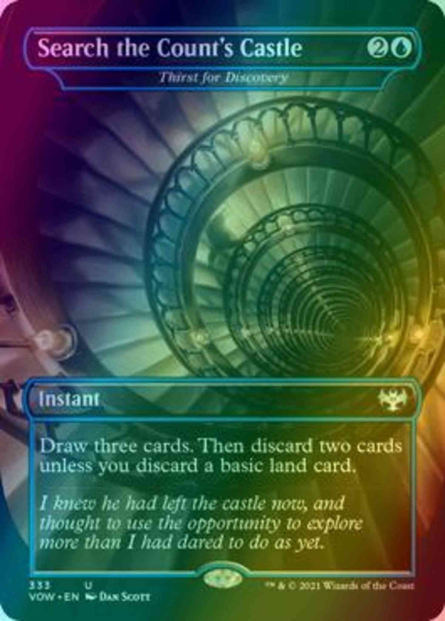 Search the Count's Castle - Thirst for Discovery [333] [Dracula Series] [Innistrad: Crimson Vow] [Foil]
