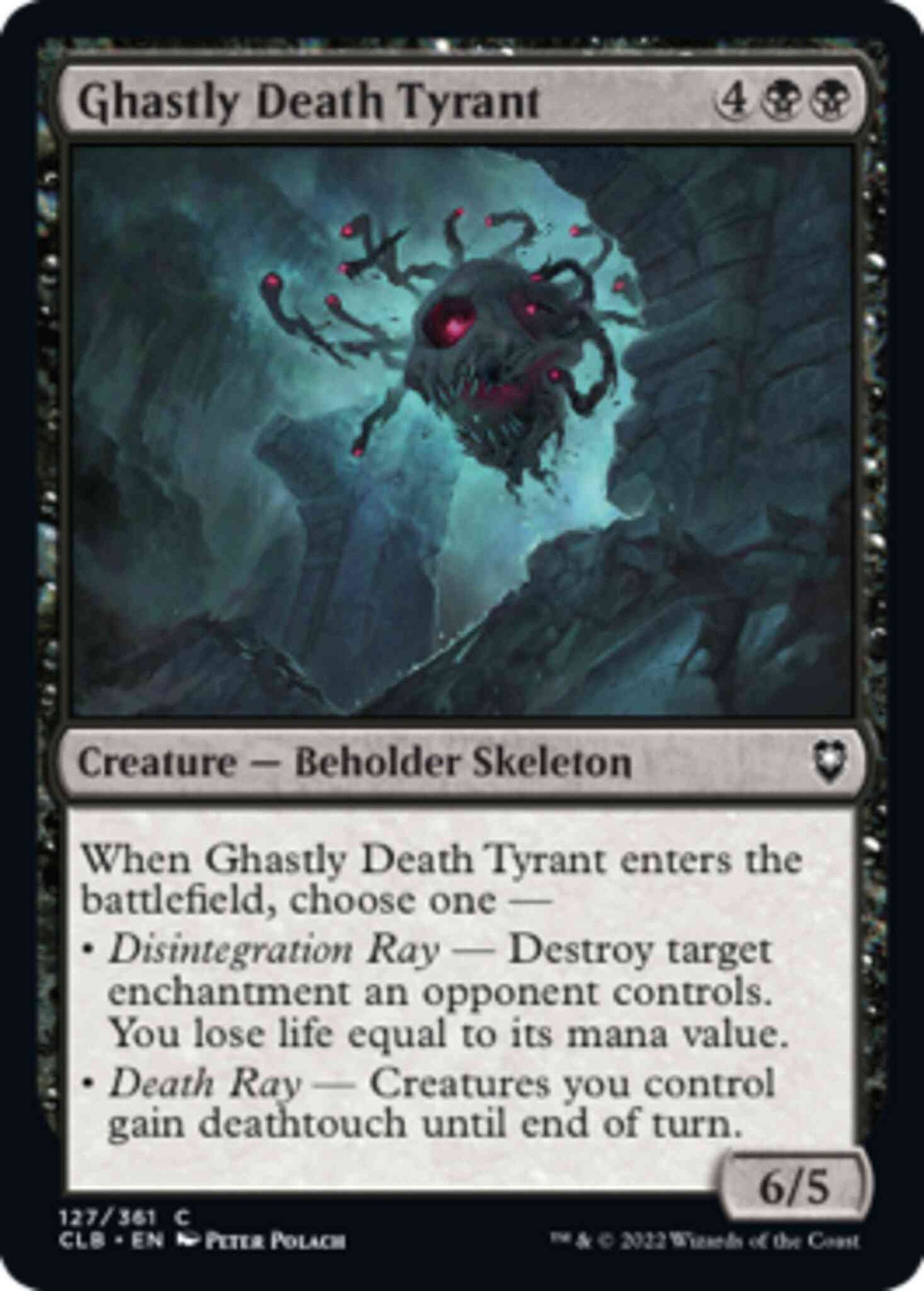 Ghastly Death Tyrant [127] [Commander Legends: Battle for Baldur's Gate] [Non-Foil]
