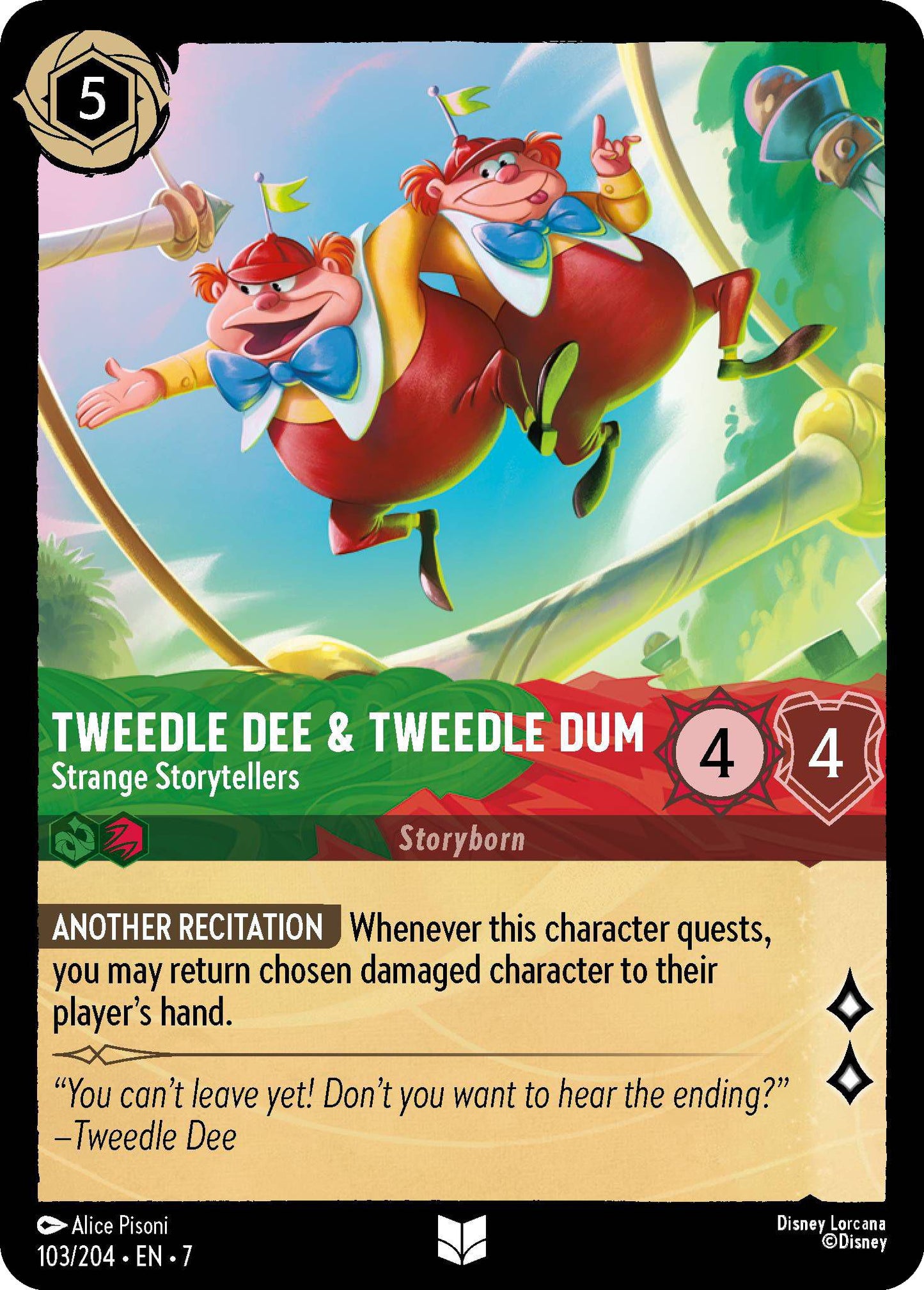 Tweedledee & Tweedledum - Strange Storytellers - 103/204 [Archazia's Island] [Non-Foil]